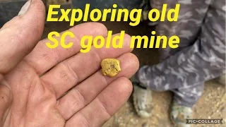 Exploring old SC gold mine #gold