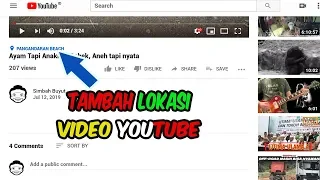 Menambahkan Lokasi Video Youtube