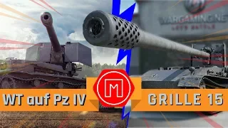 Grille 15 VS WT Auf Pz. IV || World Of Tanks Blitz