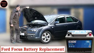Ford Focus Car Battery replacement on 2007 Mk2  🚗 & Bringing a DEAD battery back to life again !!!