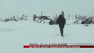 Dëbora izolon mijëra banorë - News, Lajme - Vizion Plus