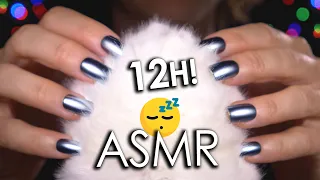 [12 Hours ASMR] Incredibly Relaxing Deep Brain Massage to make YOU Fall ASLEEP 😴 (No Talking)