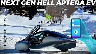 APTERA solar no charge, design promising cheapest, bulk production by December 2024