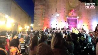 "Palio News" - Cena della prova generale nel Valdimontone