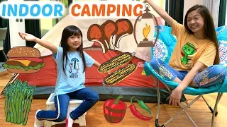 INDOOR CAMPING Challenge for 24 hours