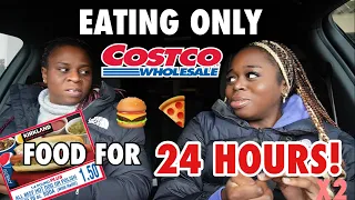 Eating ONLY COSTCO Food FOR 24 Hours!! X2!! *not what i expected*