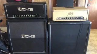 Peavey classic 50 slaving Dime amp (huge sound)