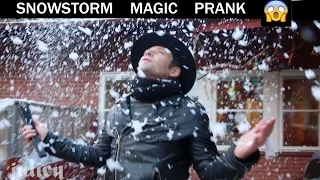 Snow Storm Magic Prank ❄️ -Julien Magic Rep.