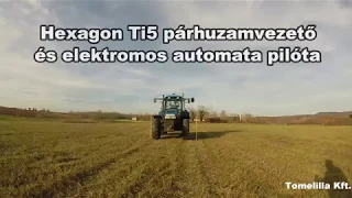 Hexagon Ti5 robotpilóta beüzemelés a Tomelilla Kft-nél