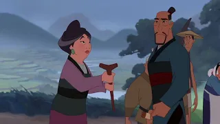 Mulan 1998 film   Fa Zhou is Ordered To Serve in The Army