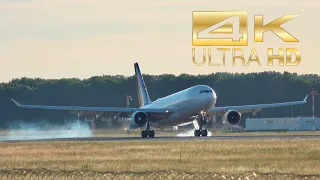 (4K) Airbus A330-223 French Air Force Armée de l’Air F-RARF arrival Munich Airport G7 Summit 2022