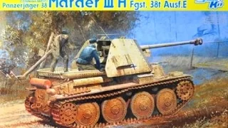 Dragon 6420 - Marder III Ausf H - Kit Review