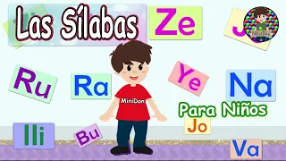 Las Sílabas para niños. Aprende a leer y escribir con Minidon | Video Educativo para pequeñitos