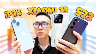 Flagship nhỏ gọn đáng mua nhất: So sánh Samsung Galaxy S23, iPhone 14 và Xiaomi 13