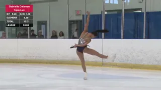 Gabrielle Daleman. Skate Ontario 2023, SP