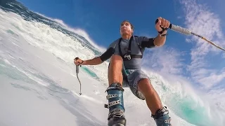 GoPro: Chuck Patterson Skis Giant Wave at Jaws