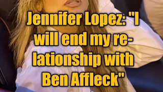 Jennifer Lopez wants to end her relationship with Ben Affleck. Batting cages with daughter.