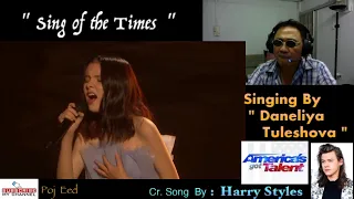 Daneliya Tuleshova Sings "Sign of the Times" by Harry Styles - America's Got Talent2020/ THAI REACT