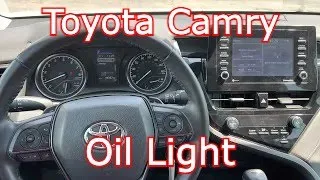 2021 Toyota Camry - Oil Light Maintenance Reset