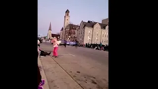 The scene after SUV drives into Wisconsin holiday parade