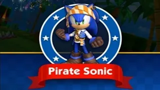 Sonic Dash: 30th anniversary Update- Pirate Sonic New Character Unlocked (Android,iOS)