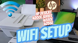 HP 4220e,4200e, and 4255e WIFI (Wireless) Setup Using Computer  Laptop PC.