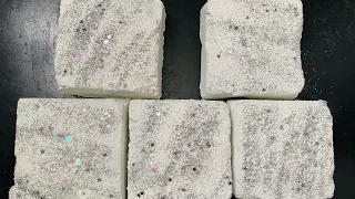 Cornstarch topping Reformed gymchalk blocks ⬜️🤍| Asmr | oddlysatisfying #424