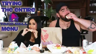 TRYING THE ENTIRE TACO BELL MENU | SNOOKI AND JOEY