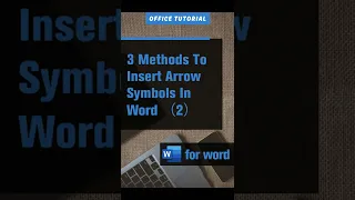 3 Methods to Insert Arrow Symbols in Word (2)