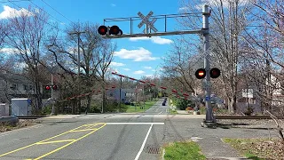 Union Ave level crossing, New Providence, New Jersey