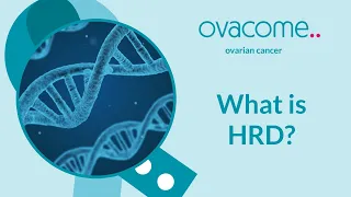 What is HRD (Homologous Recombination Deficiency) and how does it impact ovarian cancer?