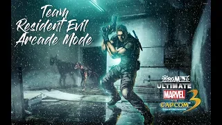 Ultimate Marvel Vs Capcom 3: Team Resident Evil Arcade Mode