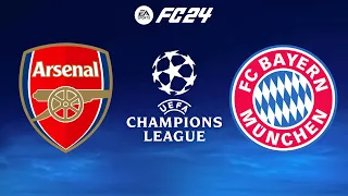 FC 24 | Arsenal vs Bayern Munchen - UCL Champions League Quarter-Final - PS5™ Gameplay