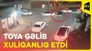 Gəncədə toy karvanında avtoxuliqanlıq edən sürücü 18 sutka həbs olundu