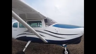 Полёт на Cessna-210.