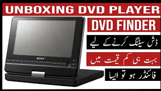 unboxing dvd player dish finder | dish setting finder | dvd player | sony dvd player | lcd 9 inch