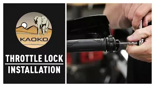 How To Install A Kaoko Throttle Lock & The Benefits Of Having One