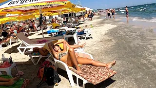 Constanta, Plaja Mamaia 2020, Romania - Sunny Beach Fun Walk 4K (Part 1)