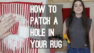 How to Patch a Hole in Your Rug
