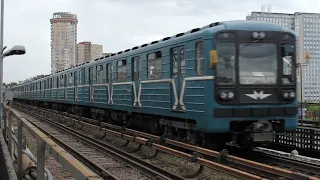 Метро Минска: Поездка на метровагоне 81.717.5М (Московская линия)