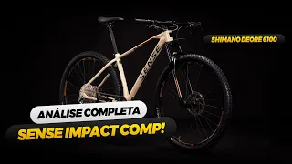 ANÁLISE COMPLETA BICICLETA SENSE IMPACT CARBON COMP INTERMEDIÁRIA MELHORES COMPONENTES SHIMANO 12v