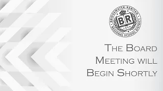 BRRSD Board Meeting - April 13, 2021