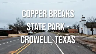 Copper Breaks State Park to Crowell, Texas! Drive with me on a Texas highway!