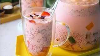 Refreshing Sabudana Drink | Tapioca Drink Recipe by cooking with Salva (summer special drink)