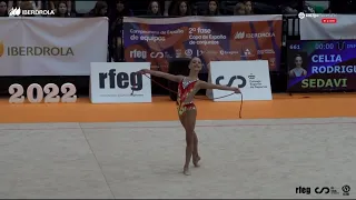 Celia Rodríguez infantil CUERDA Campeonato de España equipos 2022