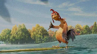 Surf’s Up but only scenes with Chicken Joe