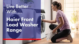 Refresh & Sanitise With Haier Front Load Washers | The Good Guys