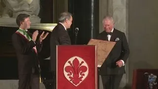 Prince of Wales given Man of the Renaissance award in Italy