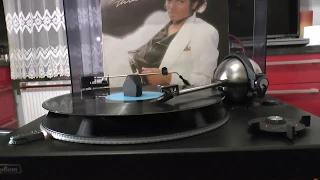 VINYL SUPER HQ Michael Jackson Thriller AMIGA DDR RECORD SOVIET RUSSIAN (Klingon?) KORVET 038s table