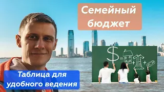 Ведение семейного бюджета. Удобная таблица для учета доходов и расходов